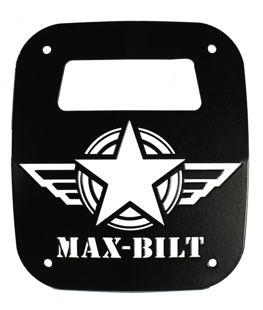 Jeep TJ Tail Light Guard 97–06 Wrangler TJ Star Cutout Steel Black