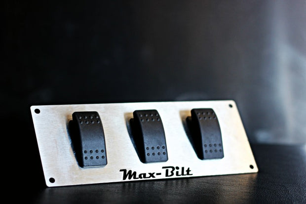 Rocker Panel 3 Switch Plate (Universal) - Max-Bilt