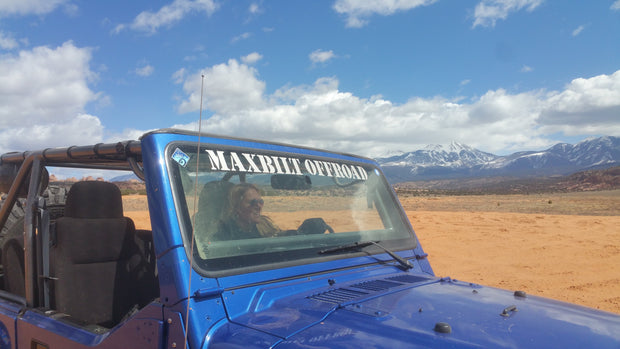 Max-Bilt windshield decal - Max-Bilt